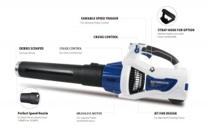 ZMDB522 Cordless Leaf Blower-4.0Ah